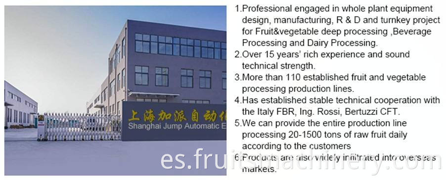 Tipos de máquina de procesamiento de vegetales / papaya / guayaba / piña fabricada en Shanghai